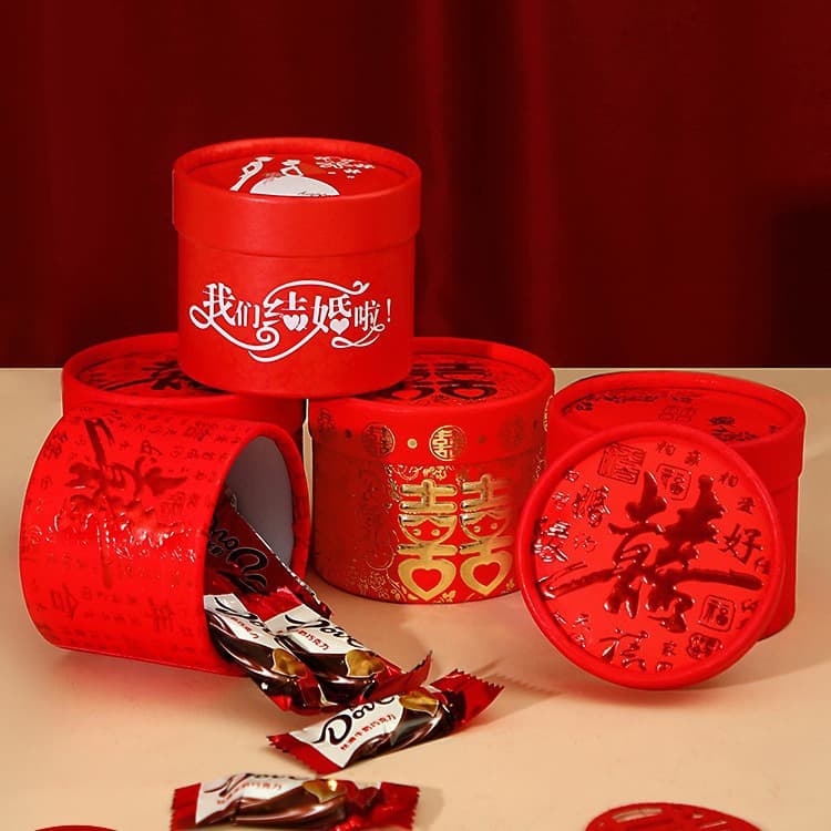 Wedding Candy Box - Pre-made, non-foldable empty boxes for wedding candies, ideal for wedding and engagement celebrations.