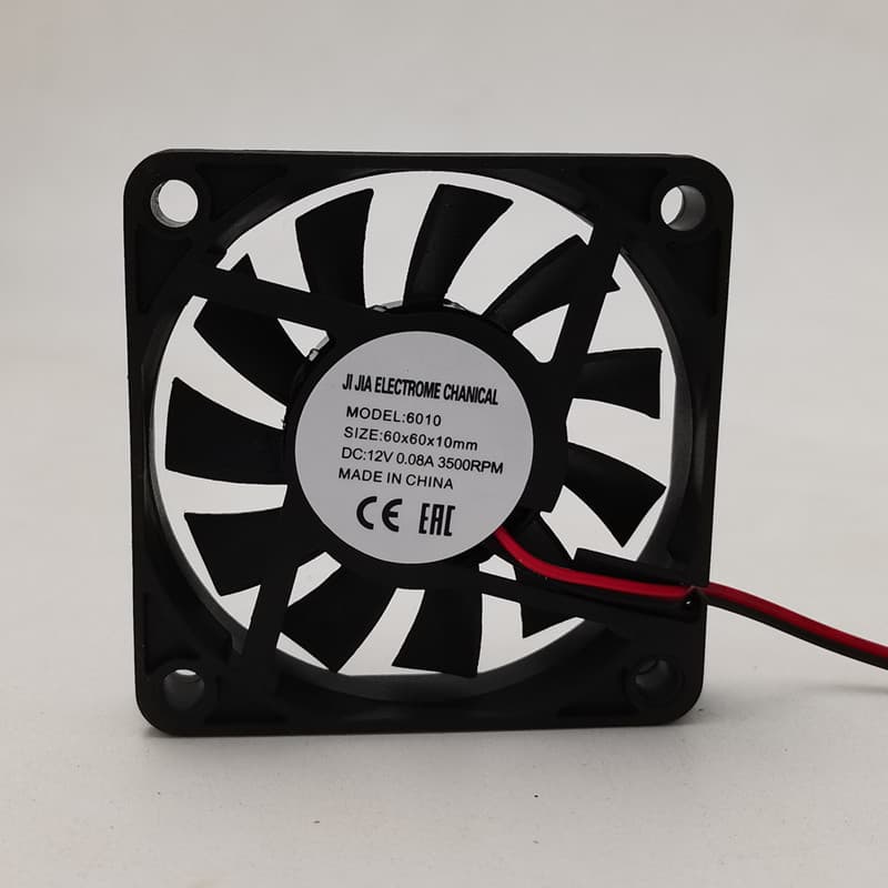 6010 Black Fan 5V 12V 24V Power Supply Fan 6cm Charger Small Cooling Fan Customizable Specs