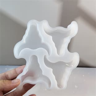 7301 Horn DIY Love Aroma Diffuser Mold Wings Lips Car Scented Candle Silicone Mold