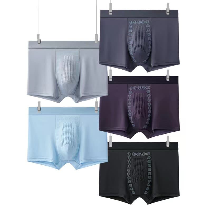 Douyin's same 10A antibacterial vitality underwear for men, comfortable, breathable, moisture-absorbing and sweat-wicking underpants, four-corner mid-waist underwear