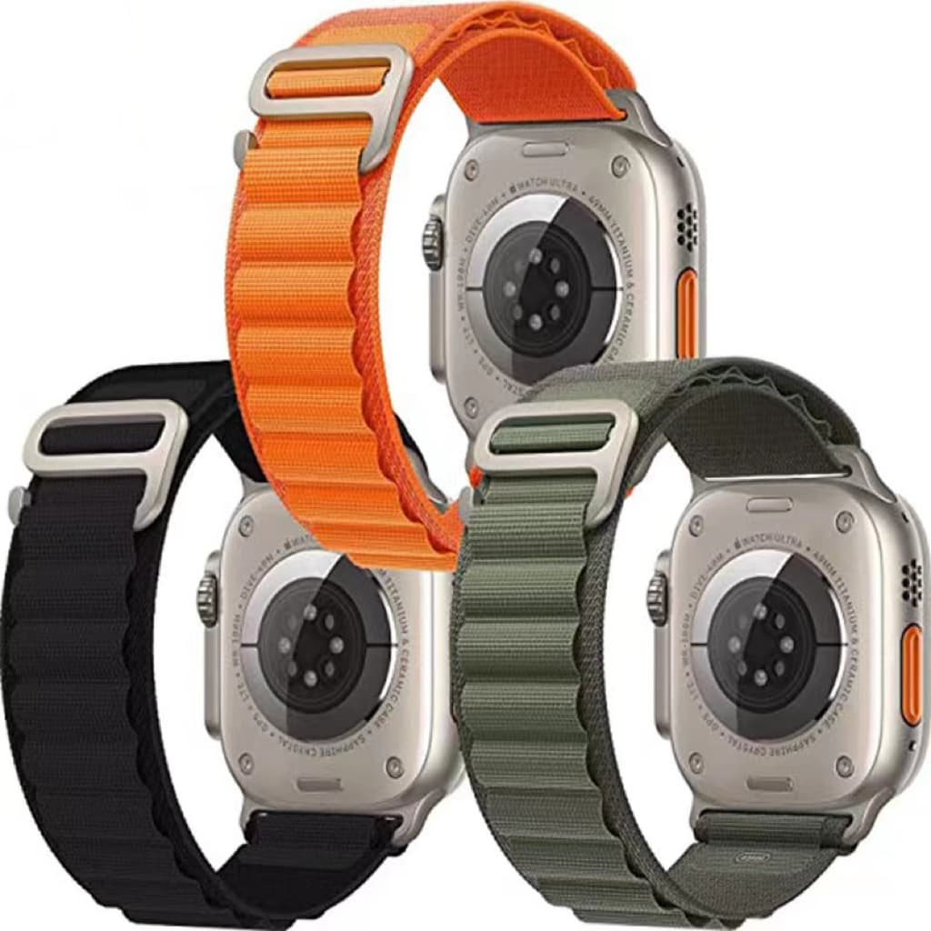 High Mountain Ring Nylon Woven Watch Strap Compatible Watch Series 8-1 Se Digital Computer Smart Band