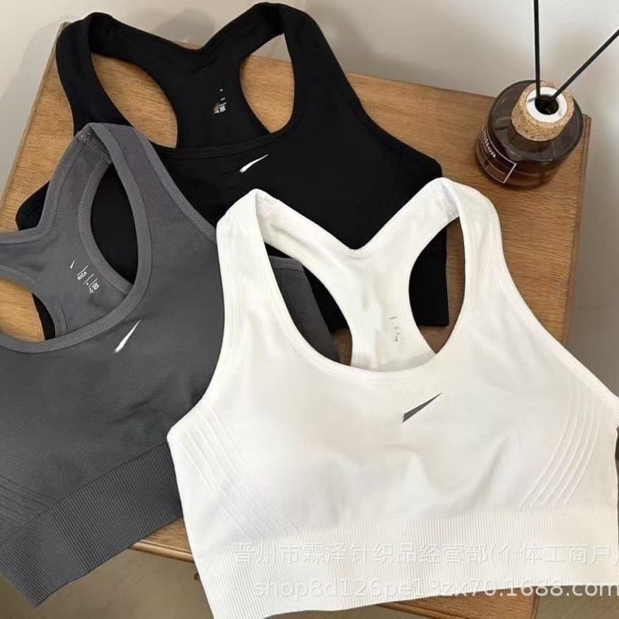 Women's Shockproof Quick-Dry Running Sports Bra with Push-Up Effect, Yoga Vest, Fitness Activewear, Supports Drop Shipping