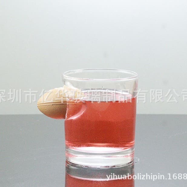 Absolutely our factory's original rugby whiskey glass, can be screen printed, laser logo, European and American food contact tested