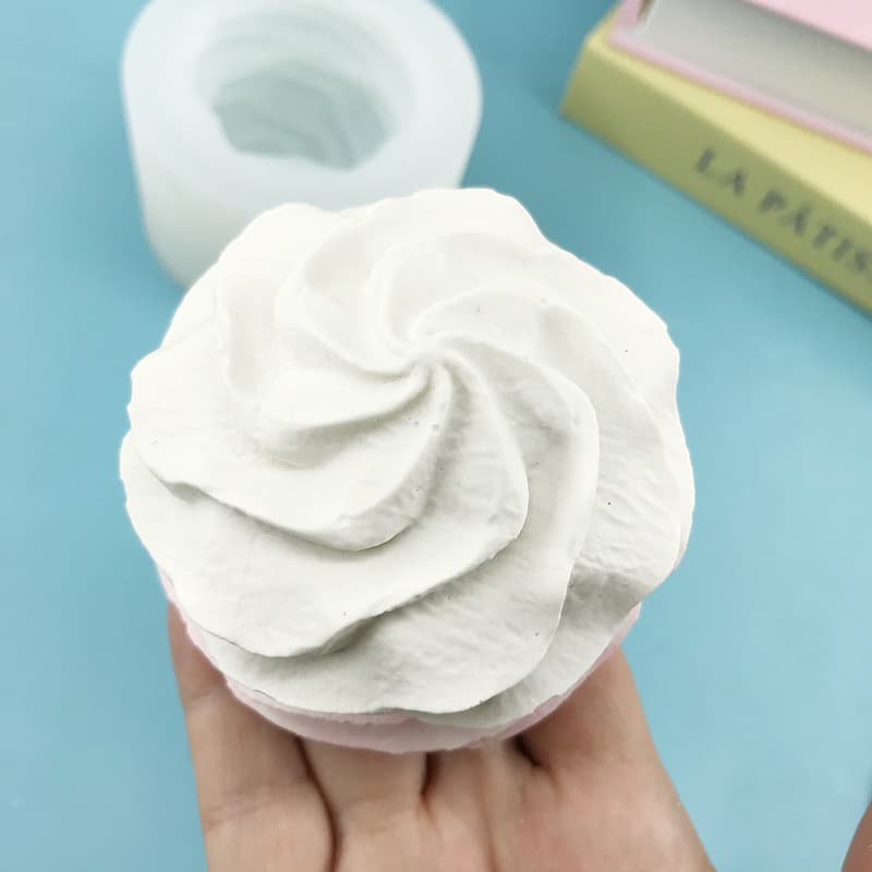 Two-hole Cream Silicone Mold Food Grade Silicone Squeeze Mold Handmade Casting Baking Chocolate Mold DIY