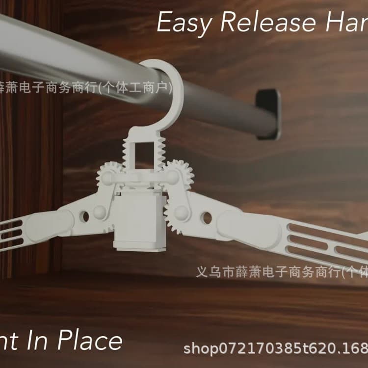 New Cross-Border Product 3D-Printed Foldable Clothes Hanger