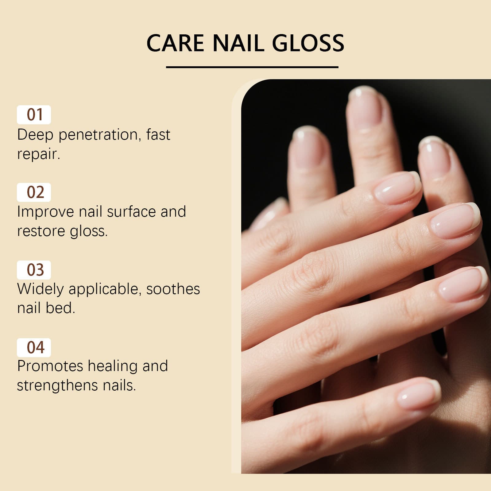 Nourishing Nail Care Oil Gentle Ingredients Moisturizing and Shiny Hand and Foot Nail Smooth Surface Care Essence Oil