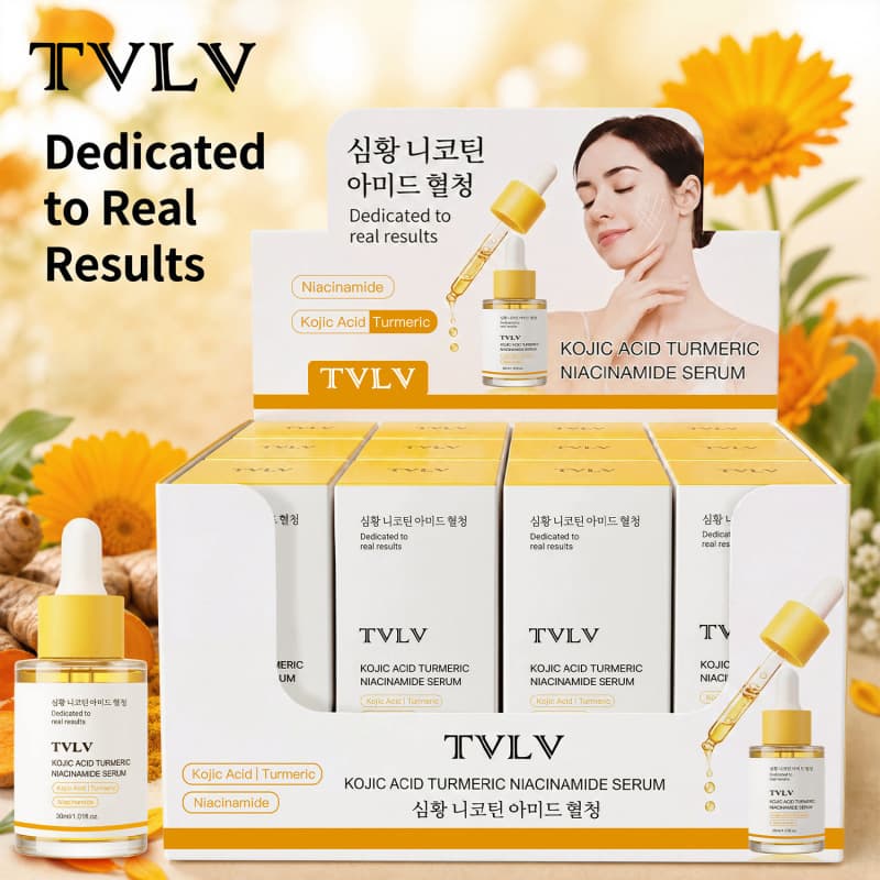 Cross-border TVLV Kojic Acid Turmeric Niacinamide Essence Improves Rough, Dry Skin, Brightens and Moisturizing Essence