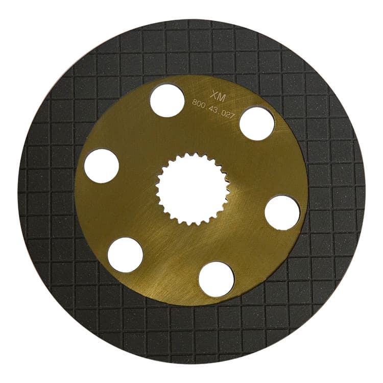 Custom Paper-Based Friction Disc Agricultural Machinery Accessories Brake Disc Engineering Machinery Brake Disc Paper-Based Friction Plate Copper