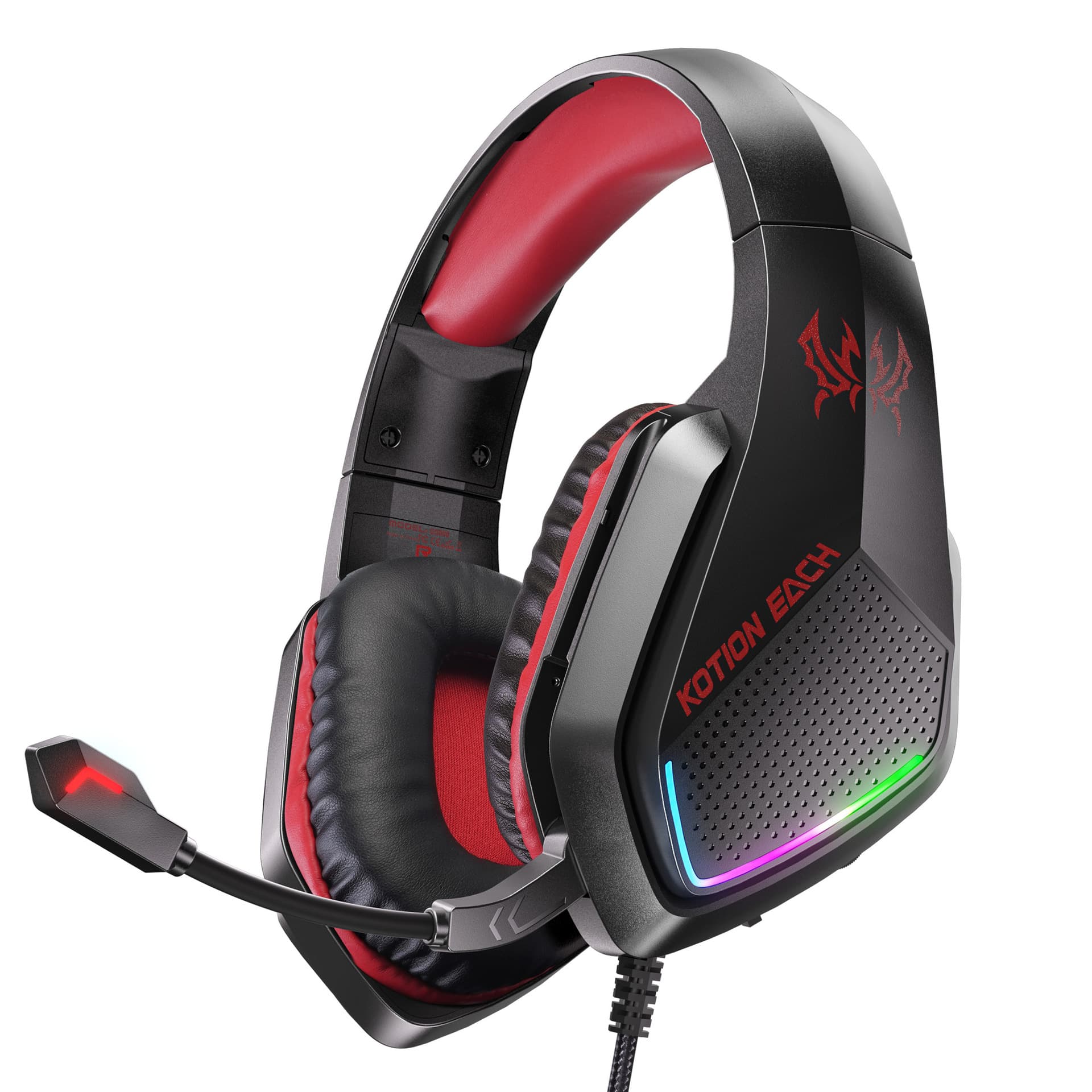 KOTION EACH G5000 Over-Ear Gaming Headset with Microphone for PC STEAM PS/5