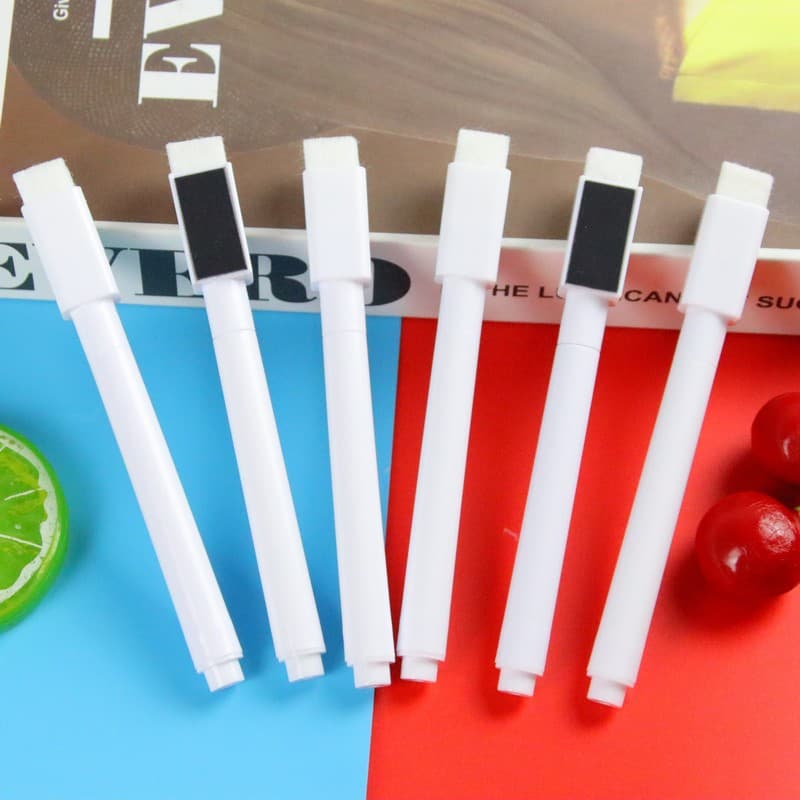 Acrylic board erasable with brush dust-free chalk milk tea shop LED light board pen white liquid chalk blackboard pen
