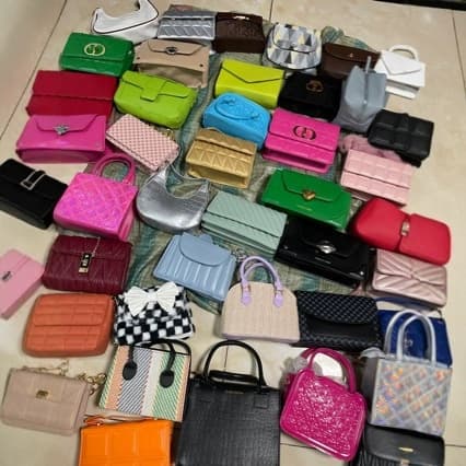 low price mixed ladies handbags wholesale women's stock bags
