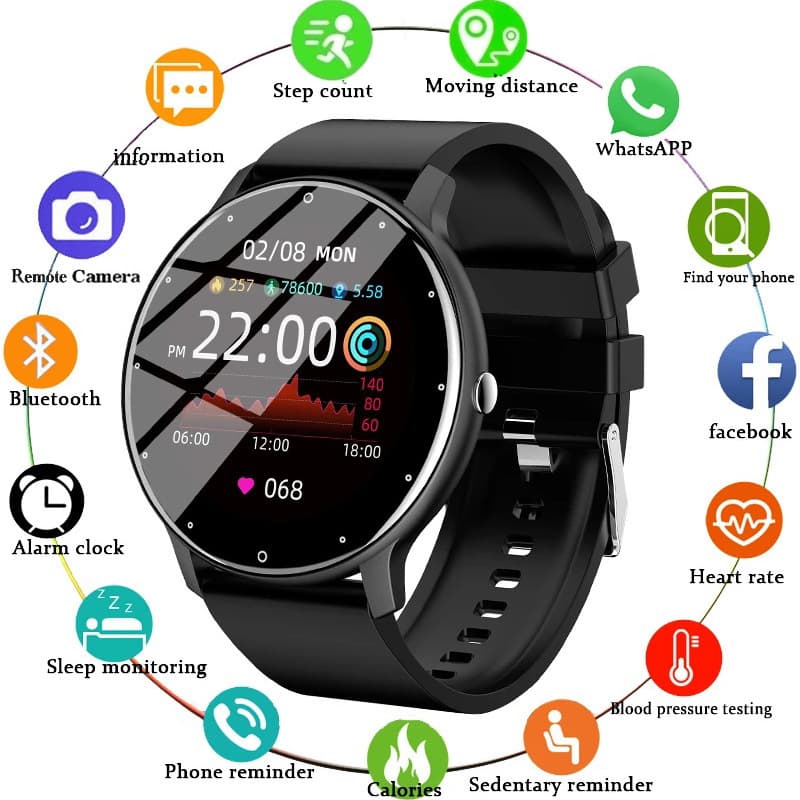 Cross-border Manufacturer ZL02Cpro Smartwatch Waterproof Long Battery Life Blood Pressure Blood Oxygen Outdoor Sports Watch In Stock