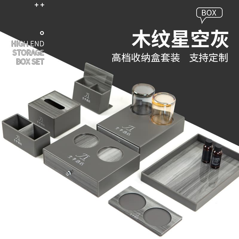 Thickened acrylic hotel toothbrush holder washing supplies box bathroom disposable consumables box toothbrush case