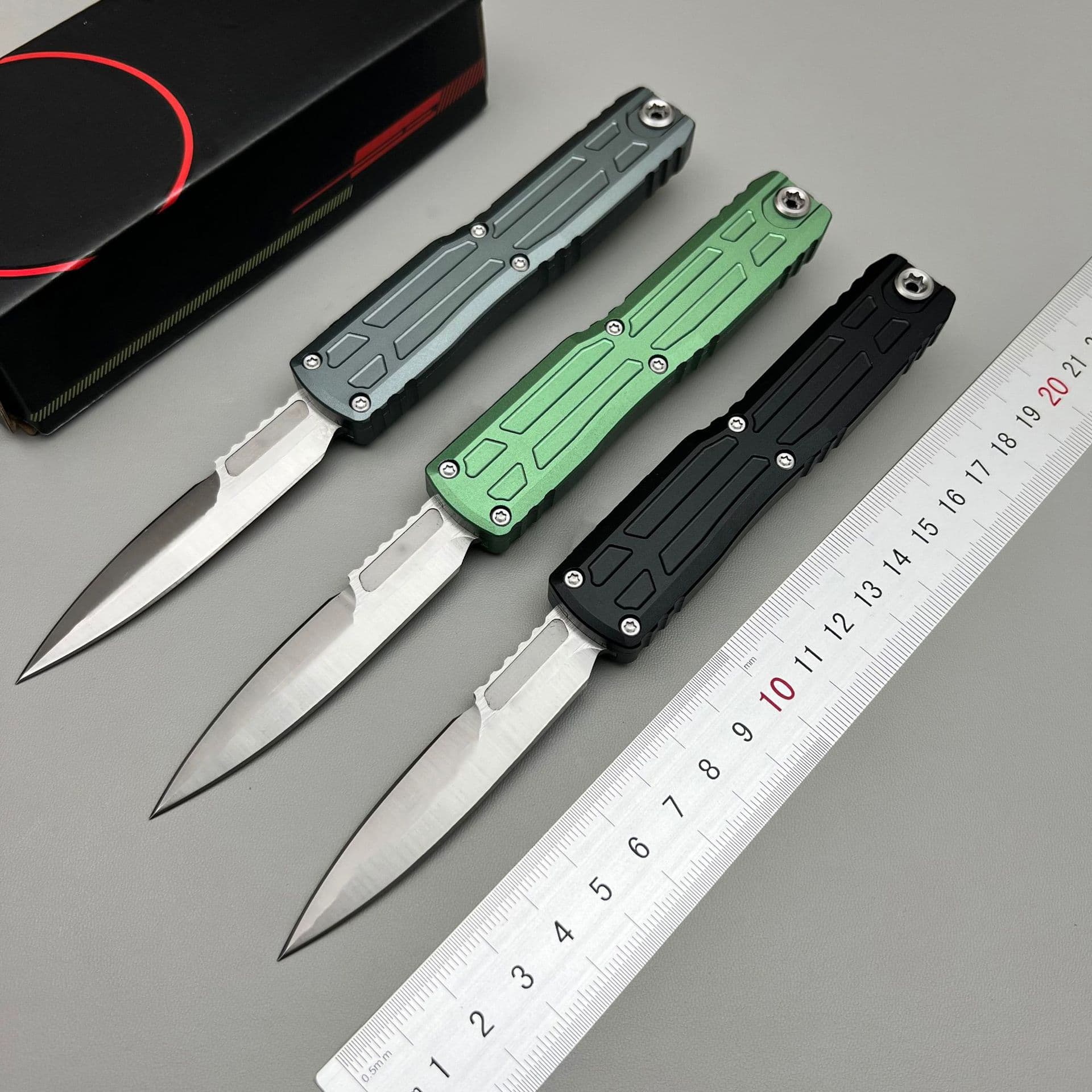 Cross-Border Otf Microtech Ut85 Apocalypse Aluminum Alloy Handle Pocket Knife Outdoor Portable Camping Edc Pocket Tool
