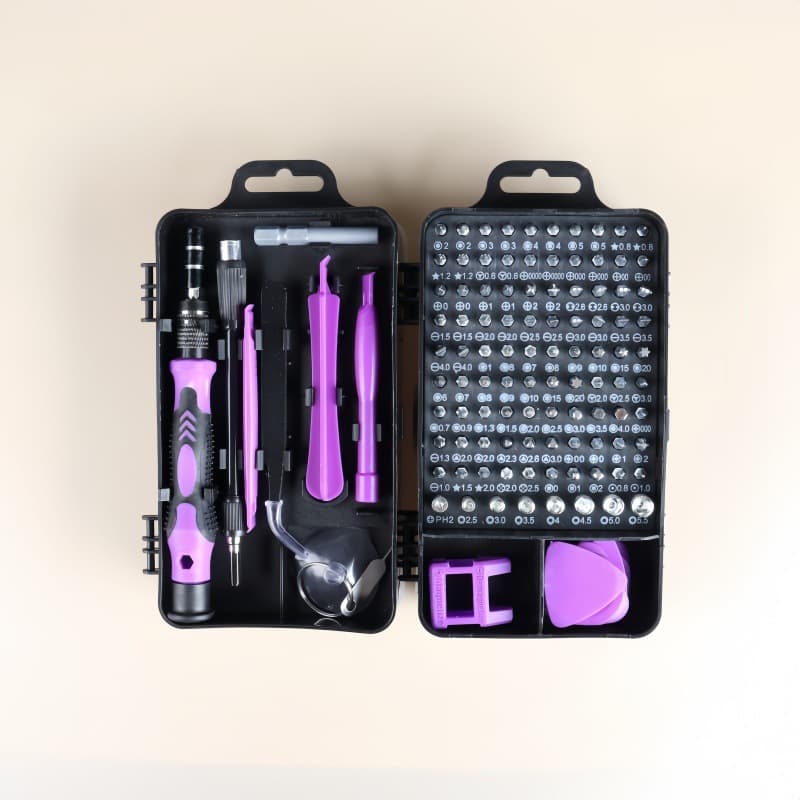 115-in-1 Screwdriver Set, Strong Magnetic, High Hardness, Multifunctional, Multi-Purpose, Complete Disassembly Tool Kit, Special-Shaped Screwdriver
