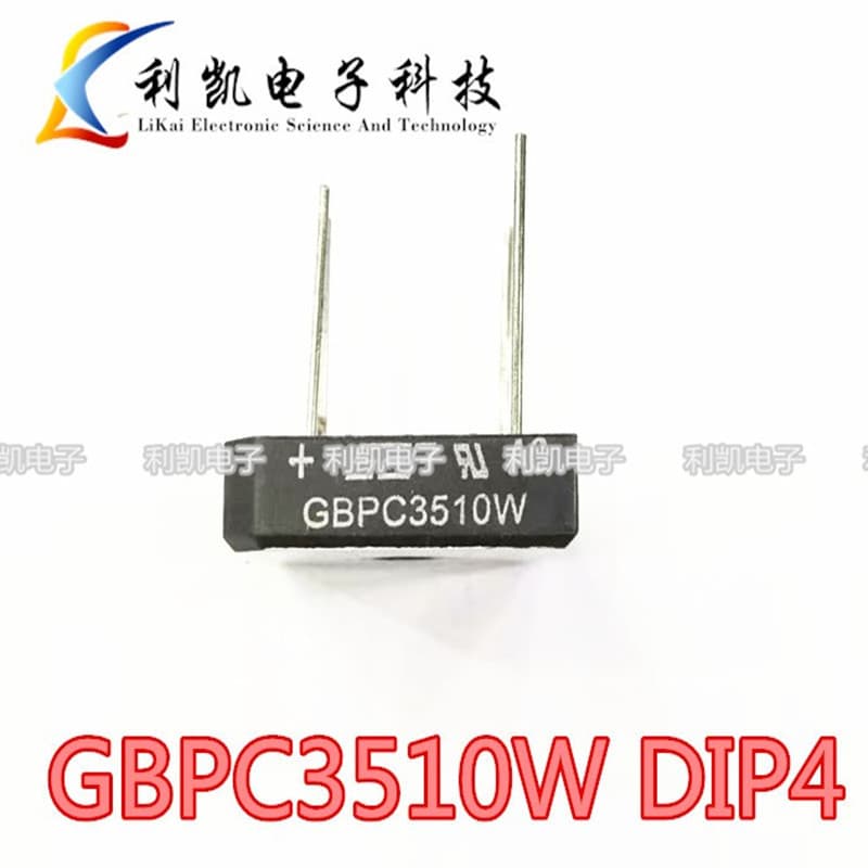 GBPC3510W Rectifier Bridge 35A 1000V Taiwanese Square Bridge GBPC3510W High Standard Rectifier Bridge