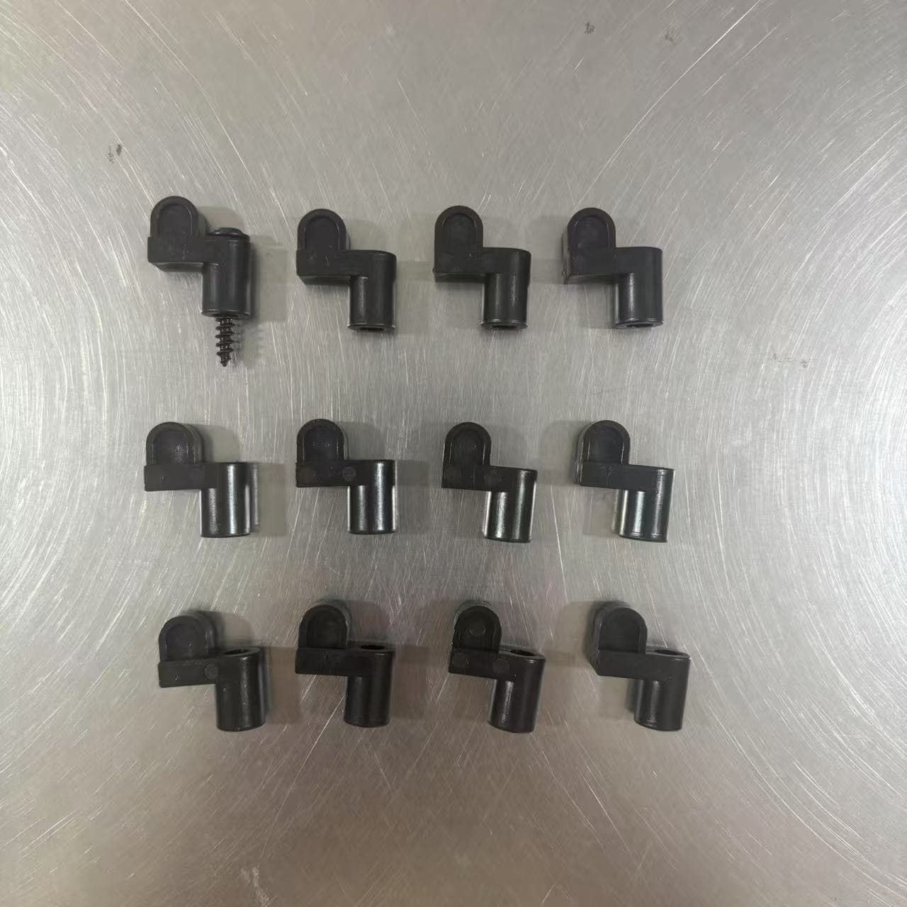 Cross-border new product: 3/8 inch screen locks, fixed locks, nylon window clips with screws, offset window clips.