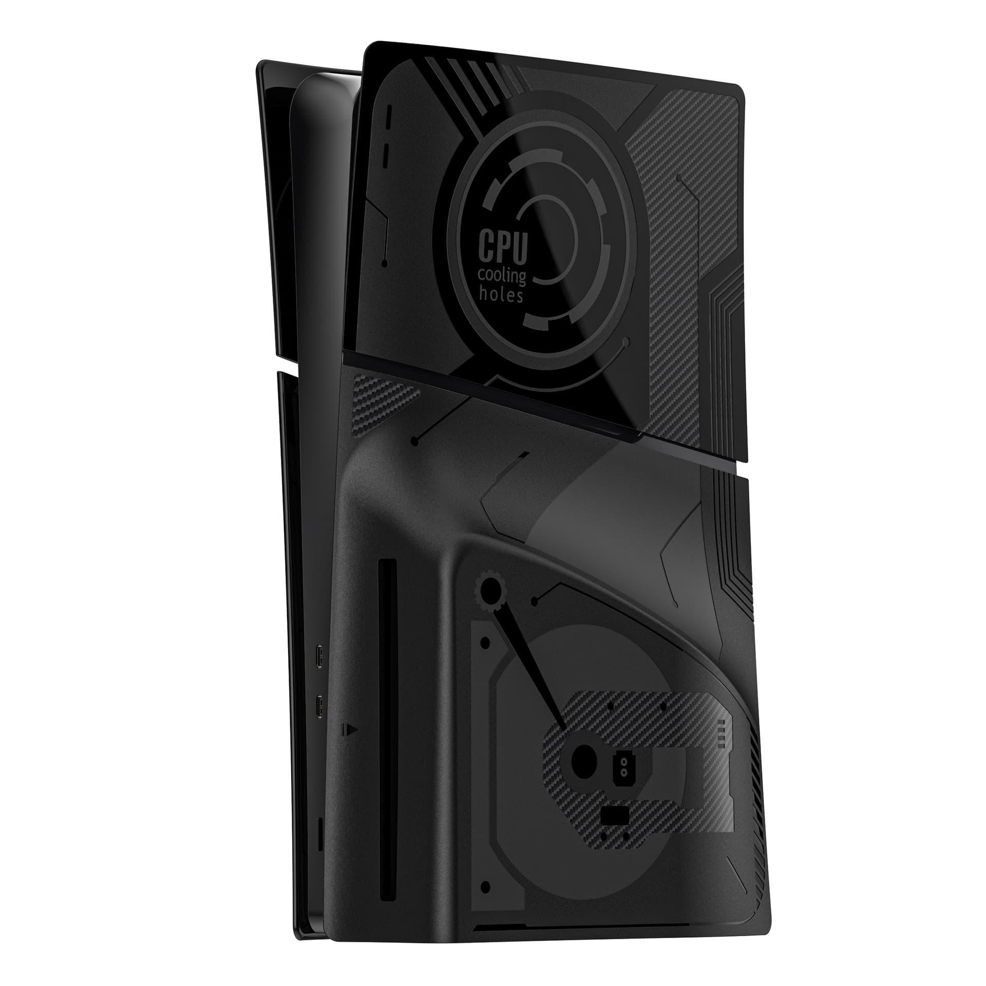 Compatible PS5 Slim Console Replacement Shell - Journey to the West Black Myth Wukong Digital Edition PS5 Console Shell