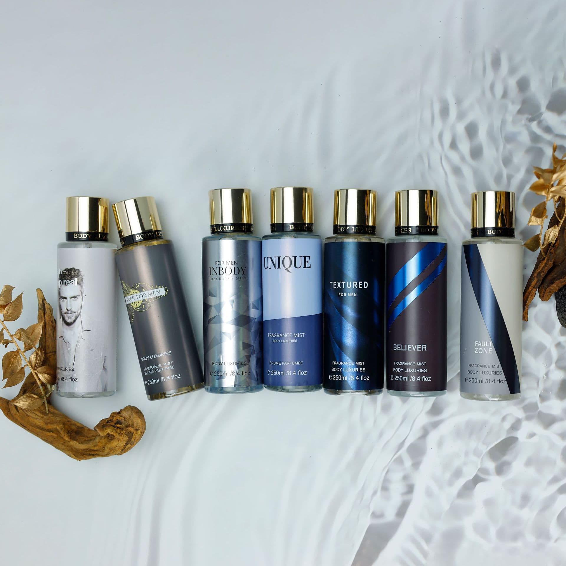 Wholesale Cross-Border Hot Selling Men's Perfume Body Luxuries Long-Lasting Fragrance Body Mist
