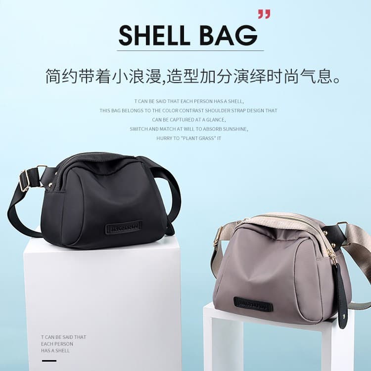 Shoulder Bag, Crossbody Bag for Women, Canvas Bag, Shell Bag, Nylon Lightweight Casual Canvas Bag, Crossbody Bag Wholesale