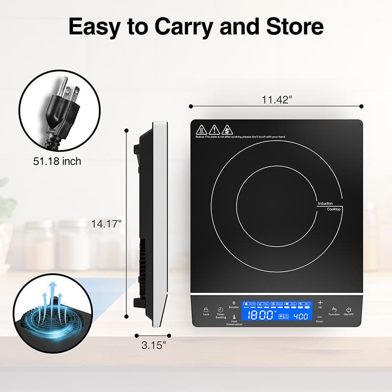 WABK Induction Cooker Dedicated for Cross-Border EU Standard 110V US Standard Kitchen Appliance Home Induction Cooker