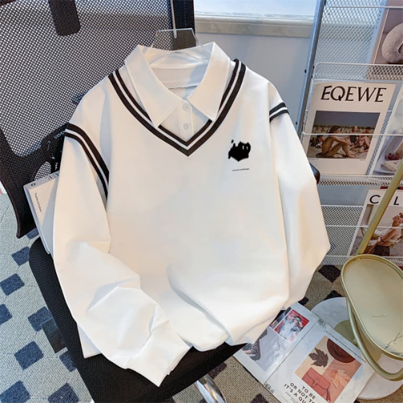 Fall 2024 Patchwork Contrast Color Niche Design Premium Thin Hoodie for Women, Loose Fit, Slimming, Versatile Top, Trendy