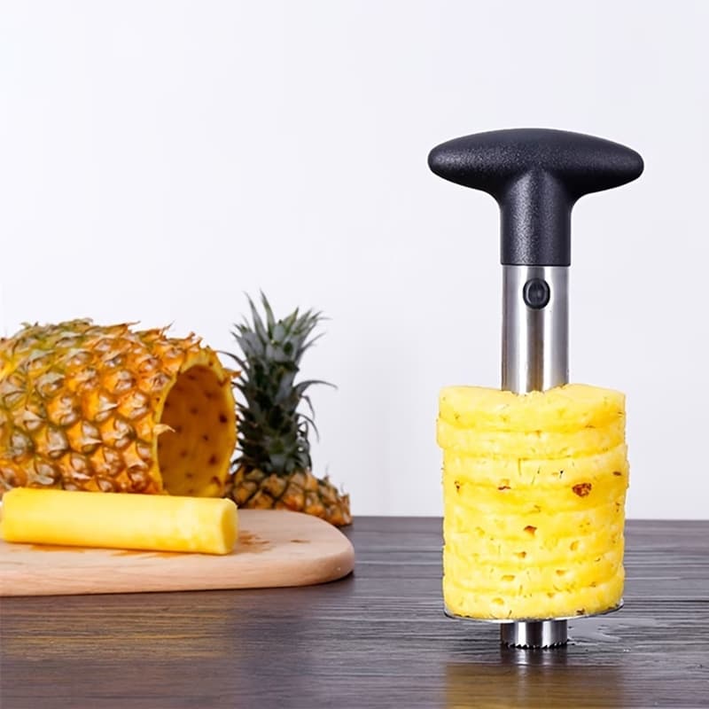 430 thickened stainless steel pineapple peeler for food contact, labor-saving and hands-free pineapple corer wholesale