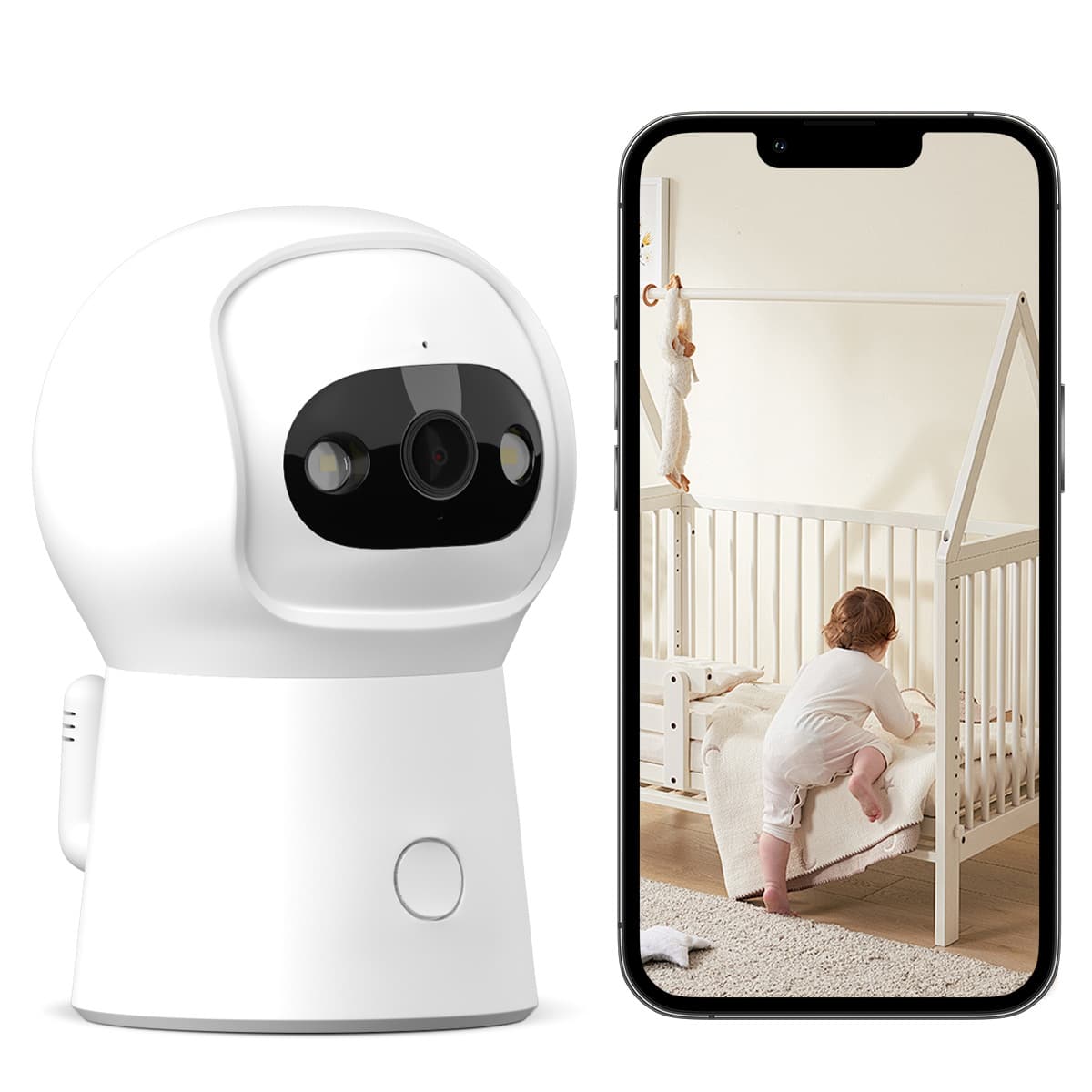 Tuya TUYA network WIFI HD camera AI algorithm baby care camera one-click call Y02A