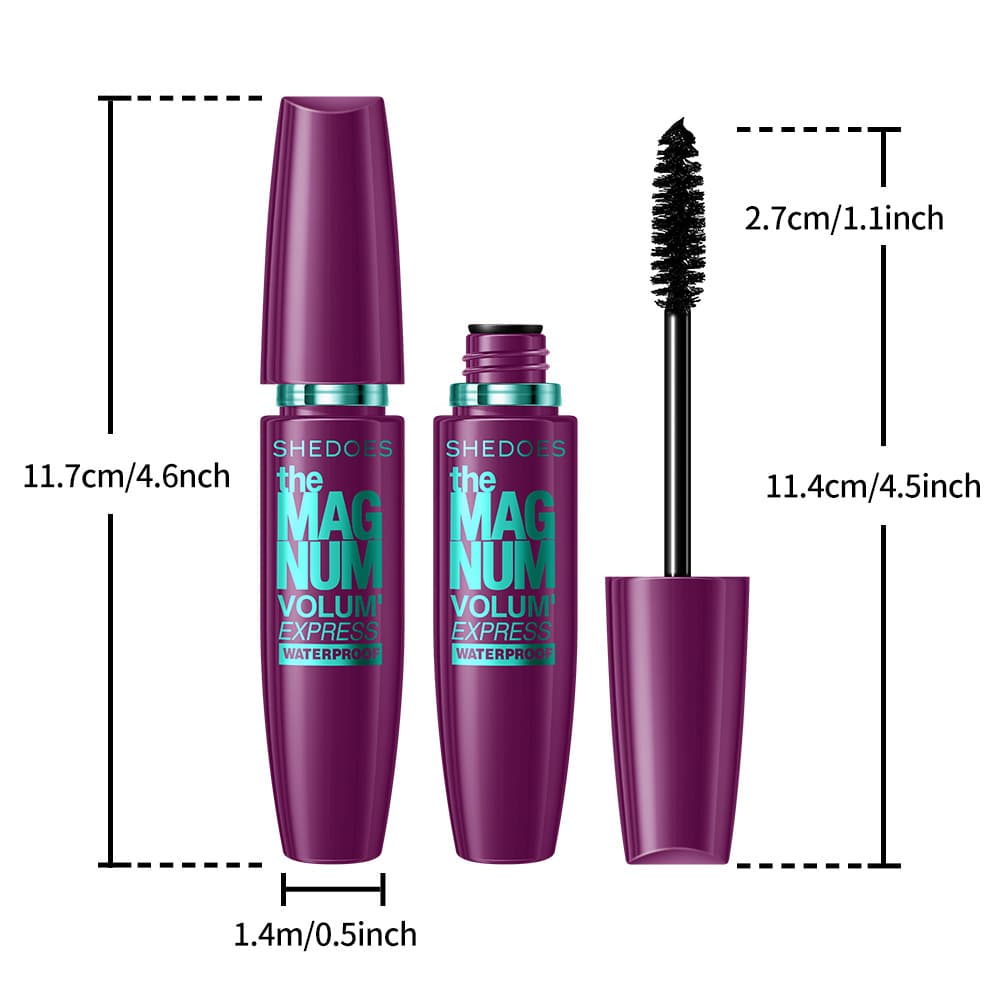 SHEDOES Cross-border Four-color European and American Style Waterproof Sweat-proof Lengthening Non-smudging Long-lasting Thick Quick-drying Mascara