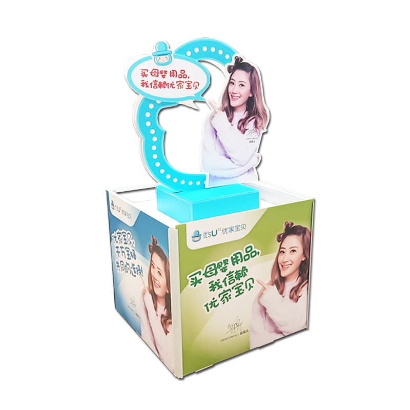 Manufacturer Folding Promotion Table, Supermarket Floor Display, Portable Display Stand, Tasting Table, Floor Shelf, Cosmetics