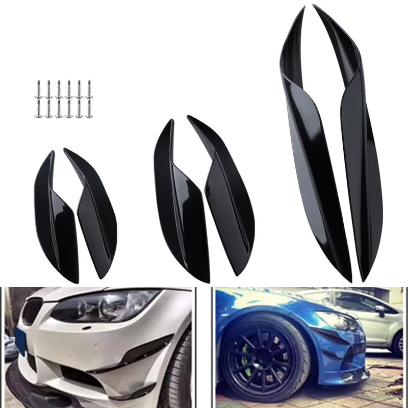 Suitable for 2005-2012 BMW E90 E92 E93 M3 Bumper Strips, Bumper Scratch Protection Strips, Front Bumper Wind Blade Modifications