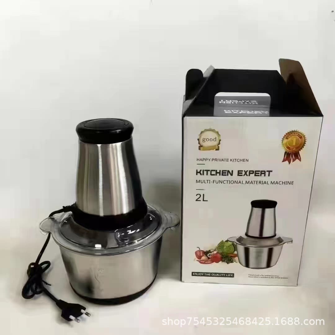Cross-border low-price wholesale gift multi-functional household electric meat grinder large-capacity food processor stainless steel baby food maker