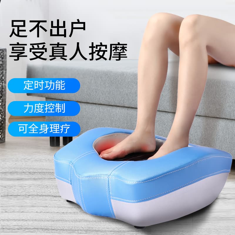 Light wave qi and blood red light hot compress foot massage foot pad intelligent pulse foot therapy machine micro current foot therapy instrument