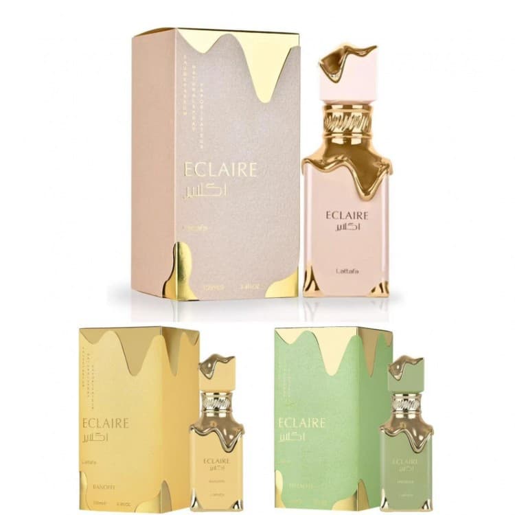 Cross-border hot perfume Lattafa EclaireEaudeParfume Middle East Dubai Cream Waffle Perfume