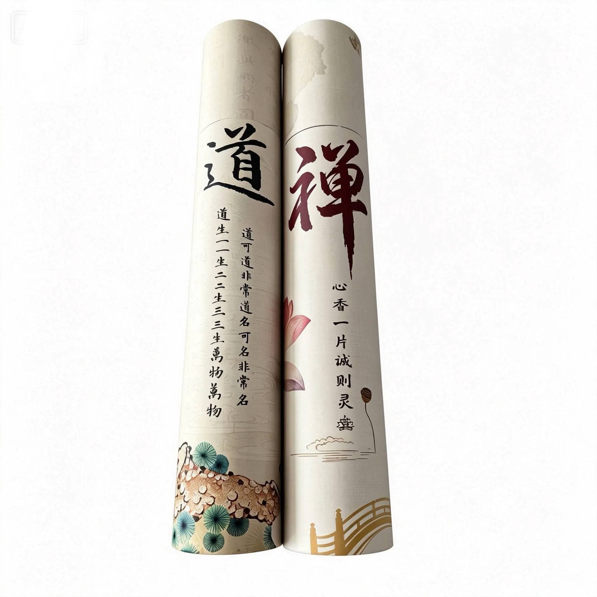 Long Scroll Calligraphy Storage Tube, Thickened Universal Design, Exquisite Calligraphy Tracing Copybook Storage