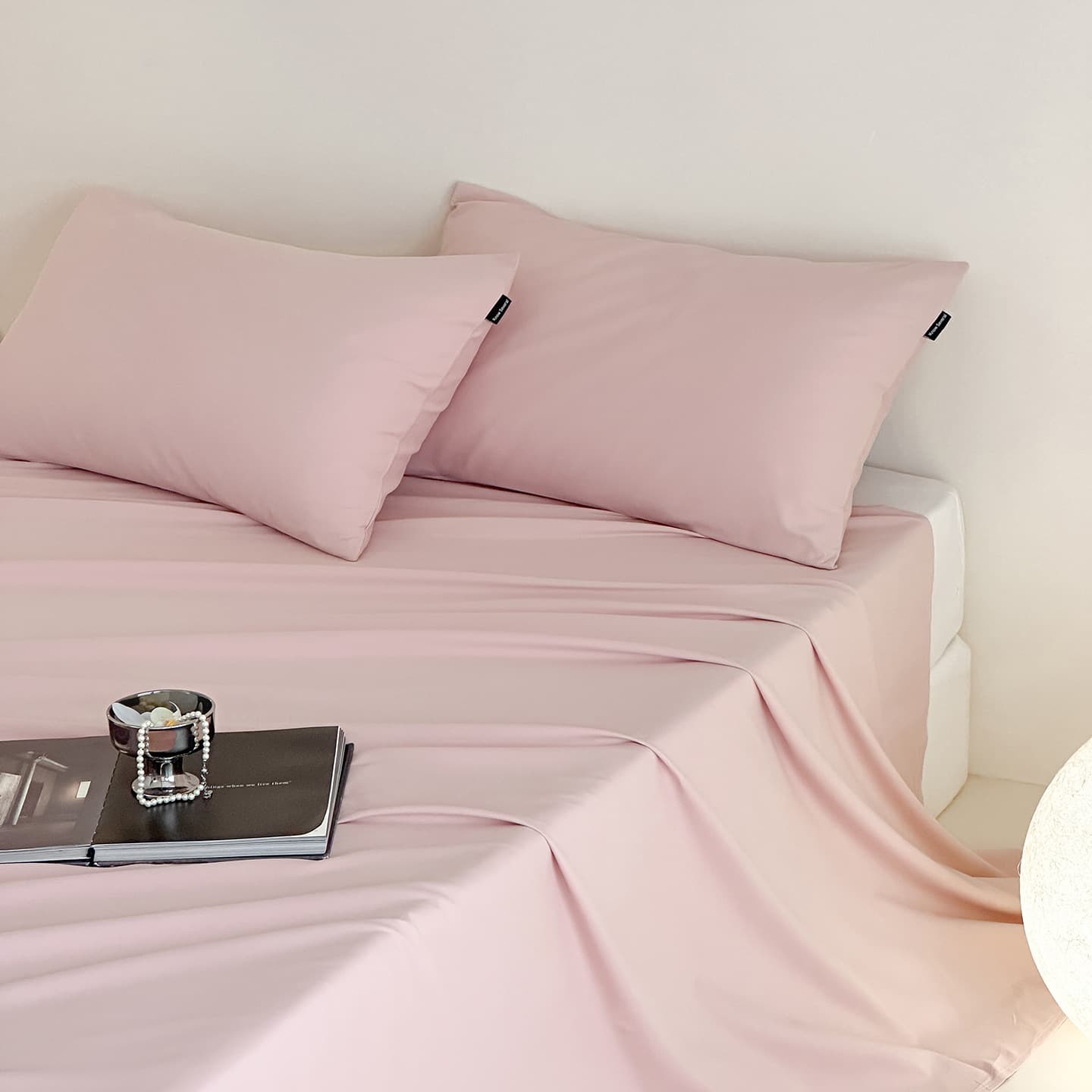 Class A Cotton Brushed Soft Micro-Fleece Single Fitted Sheet | 100-Thread-Count Long-Staple Cotton Pure Cotton Bed Sheet Three-Piece Set