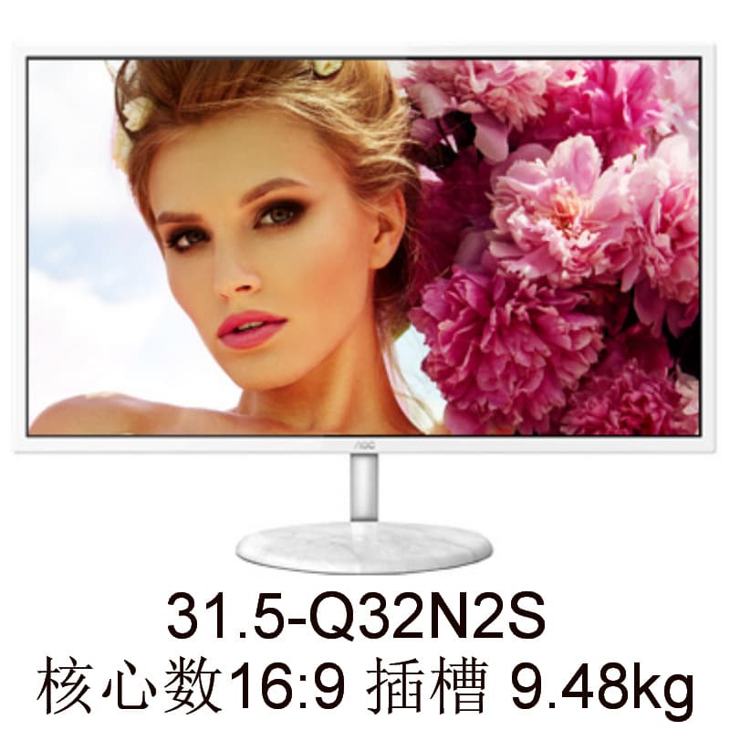 Monitor (1) Q32N2S 31.5" IPS Technology Negotiable with Invoice