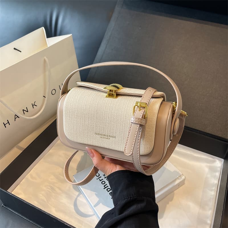 New Large Bag Light Luxury Ins Style Chinese Elegant High-End Little Chanel Style Women's Shoulder Crossbody Bag Versatile Fashion