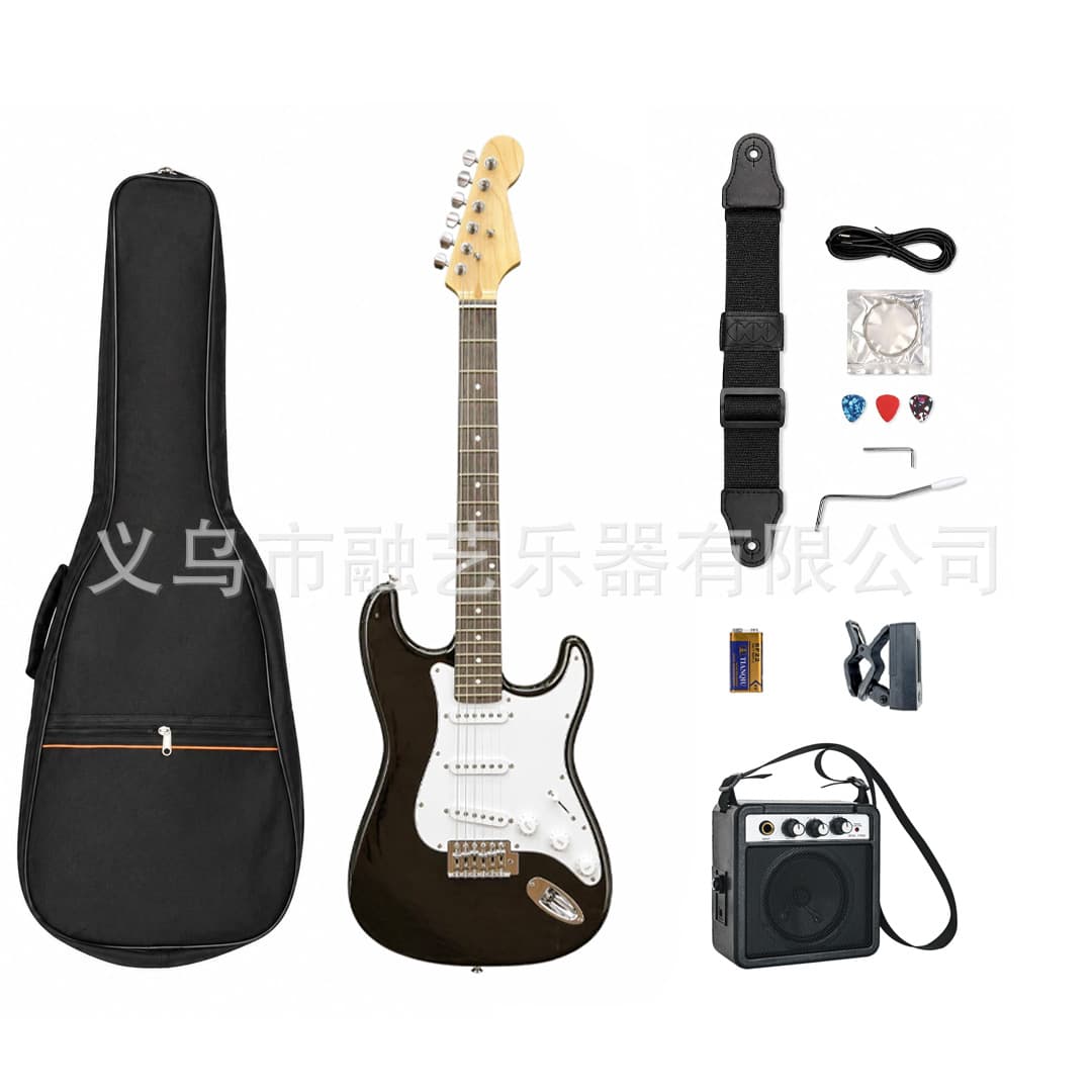 Rongyi Cross-Border Hot-Selling Factory Direct New Electric Guitar Amplifier Set Wholesale Musical Instruments