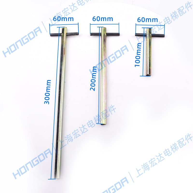 KONE extended elevator triangle keys compatible with Hitachi, KONE, Thyssen, Otis elevator and landing door locks