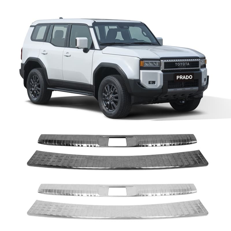 Compatible with Toyota 2024 Prado LC250 Trunk Protection Plate New Prado Rear Guard Protection Modification Accessories