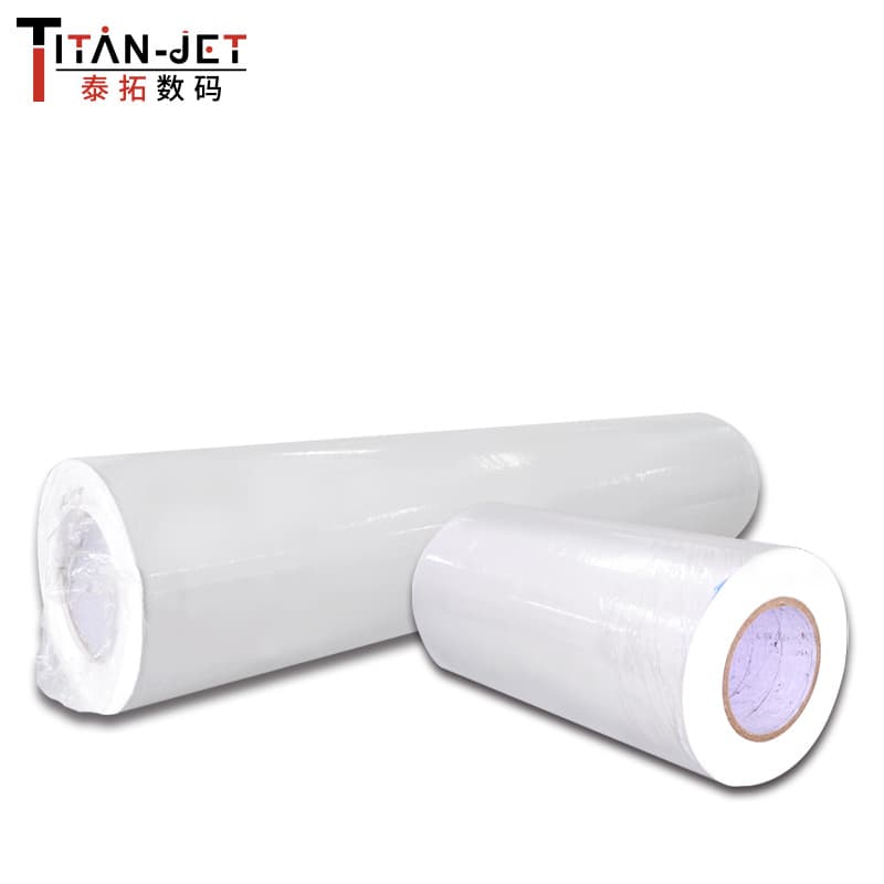 Factory Stock Crystal Label Printing Base Film Release Film White Base Film Easy Transfer Isolation Perforated Customized
