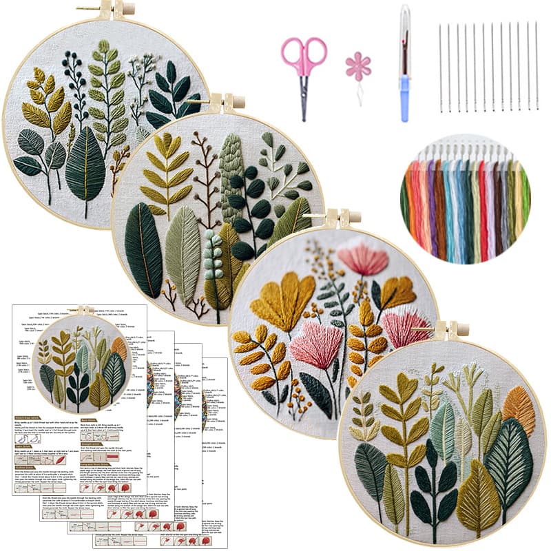 Cross-border Children's Embroidery DIY Material Kit for Elementary and Kindergarten Handcraft Classes, Beginner-friendly 3D Embroidery Craft