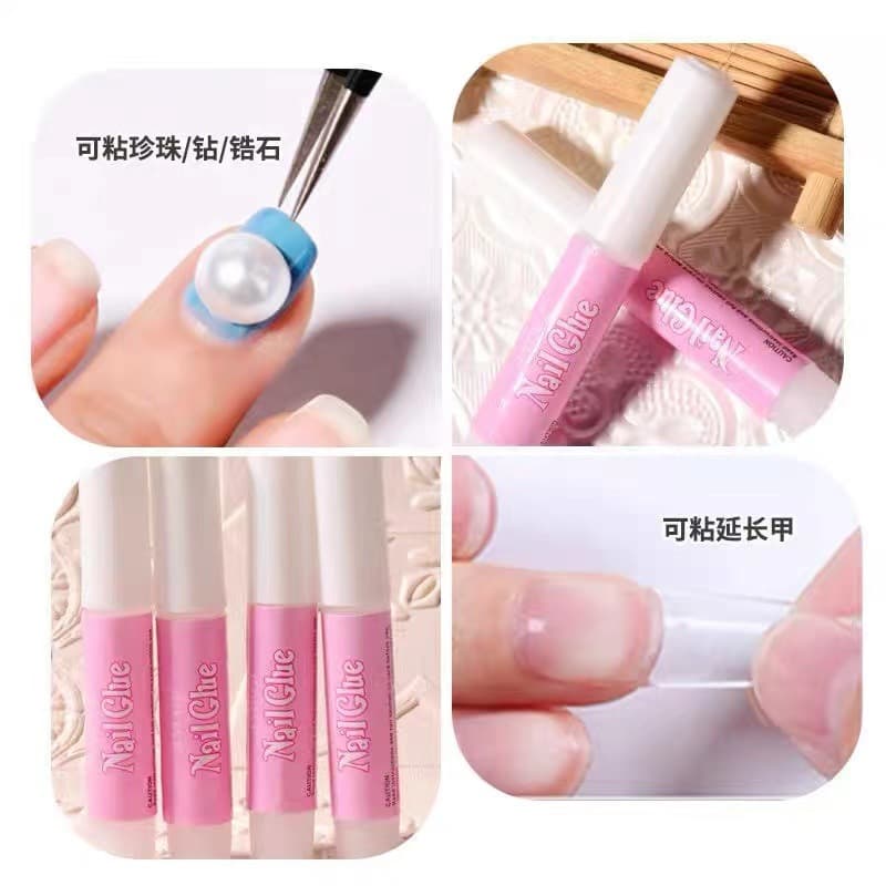 Wearing manicure 2g glue accessories, auxiliary materials, small material package, removable manicure double-sided manicure special glue