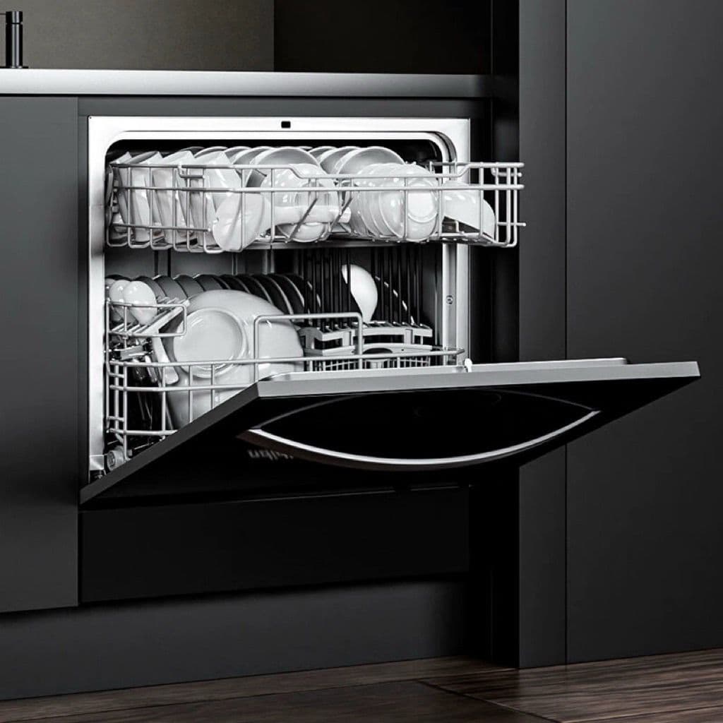 8-set built-in countertop dishwasher first-class water efficiency fully automatic small household sterilization disinfection wash store dry integrated