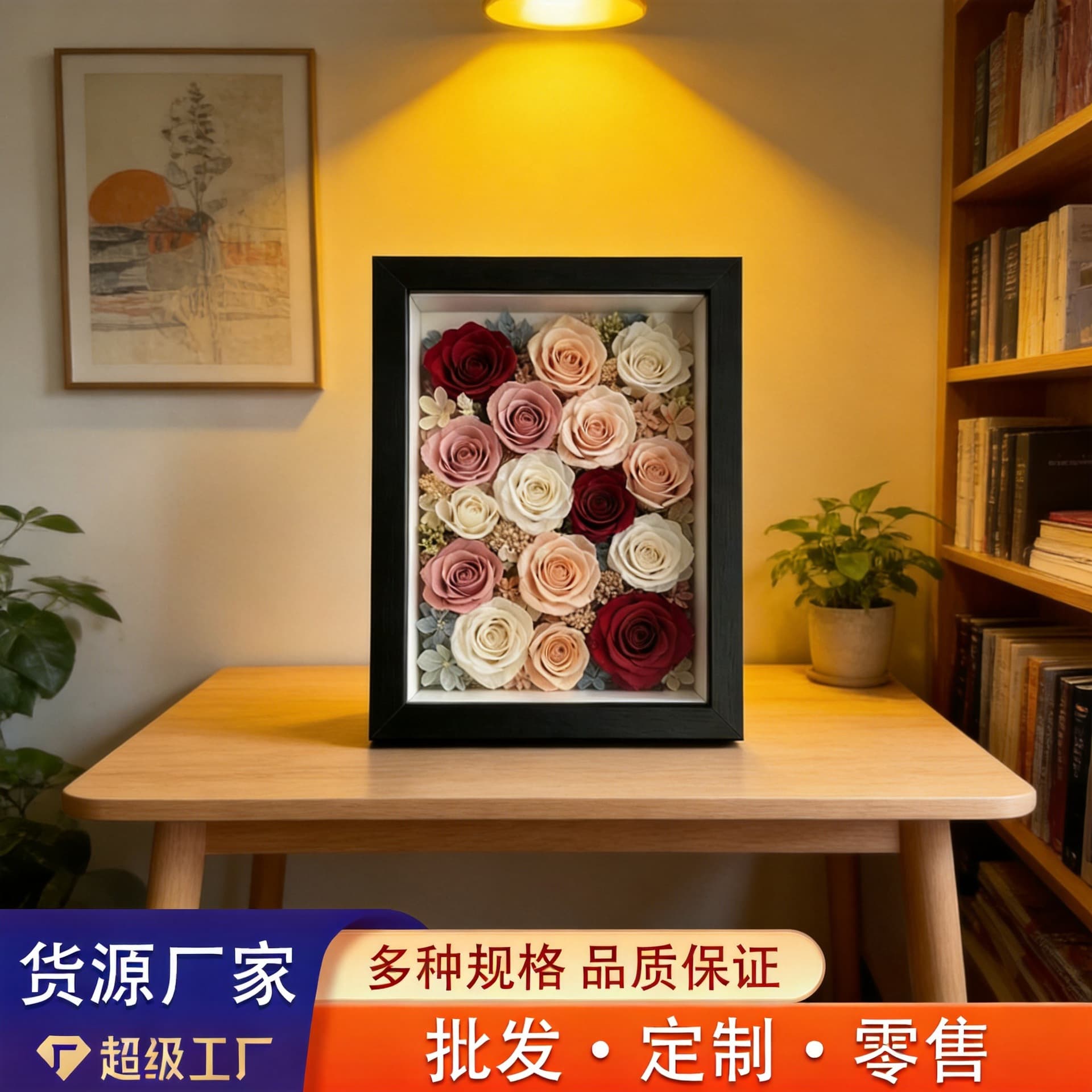 Thick density board photo frame 3cm hollow three-dimensional frame creative storage display frame handmade blank decorative picture frame