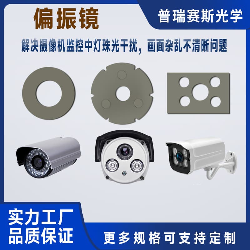 Prises Infrared Polarizing Filter with LED Beads for Cameras - Infrared Polarizer to Solve LED Reflection