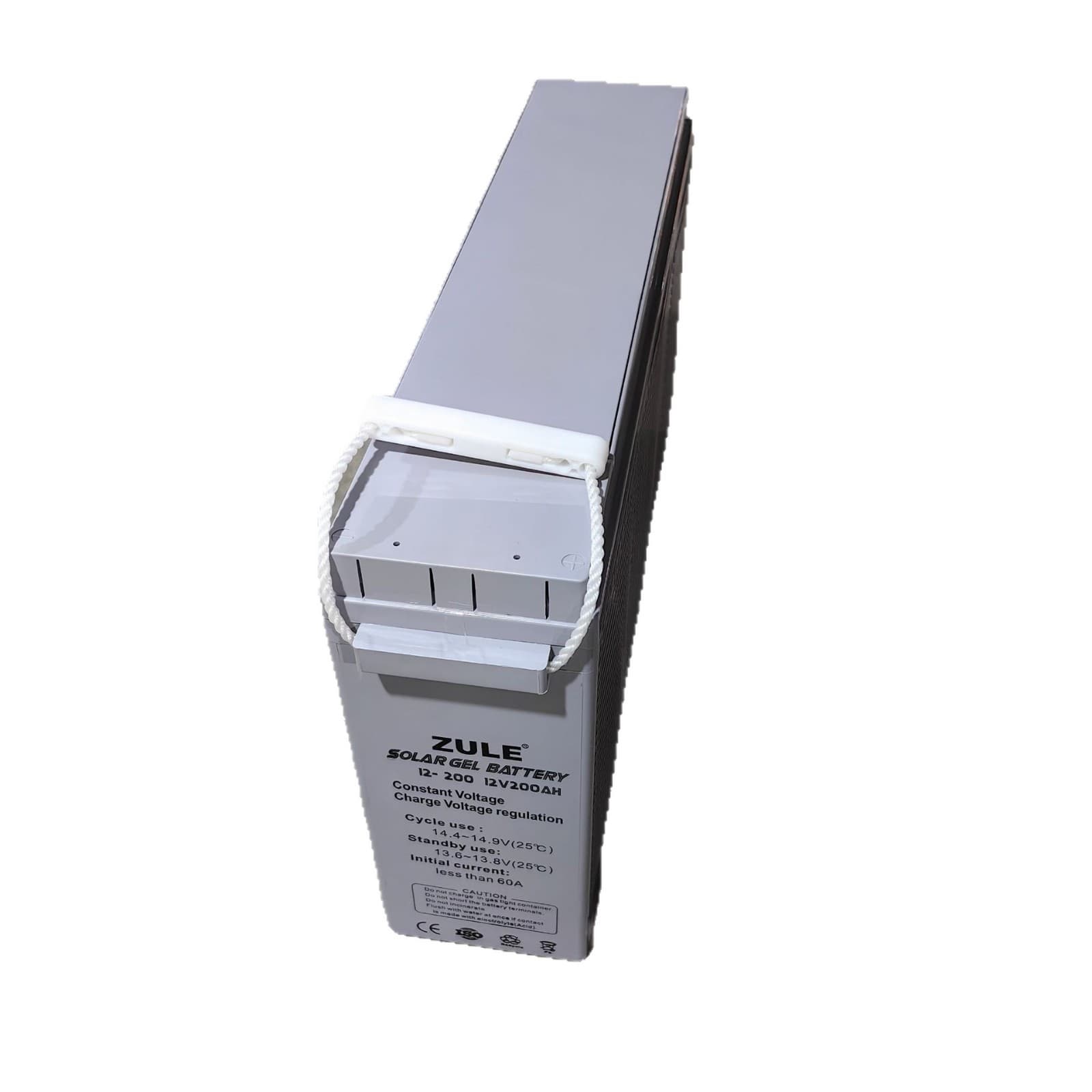 ZULE 12V 200AH Gel Battery European Version Front Terminal Battery