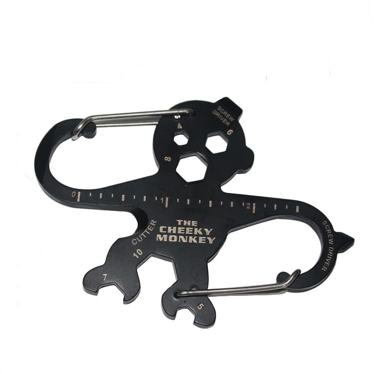 EDC Tool Bottle Opener Animal Bottle Opener Carabiner Outdoor Hook Tool Keychain