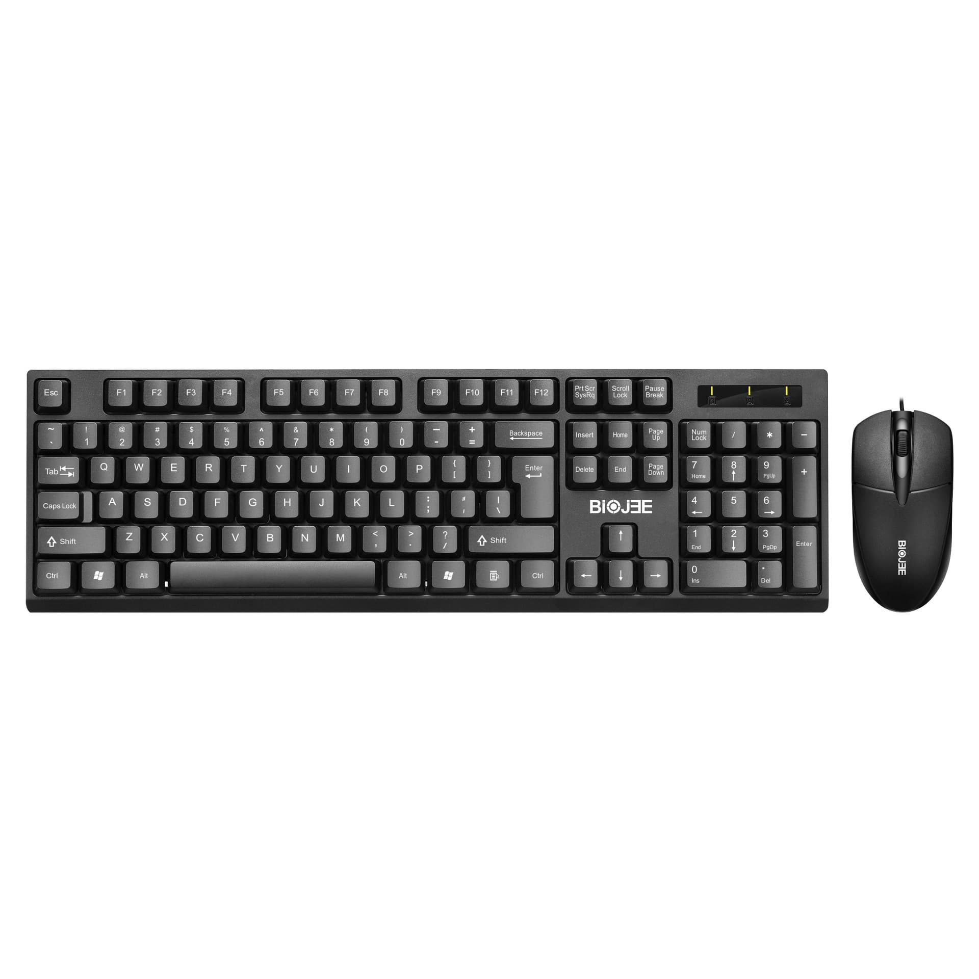 Baiji T19B Wired Keyboard and Mouse Combo for Desktop Laptop Gaming Office Waterproof Keyboard Mouse Wholesale